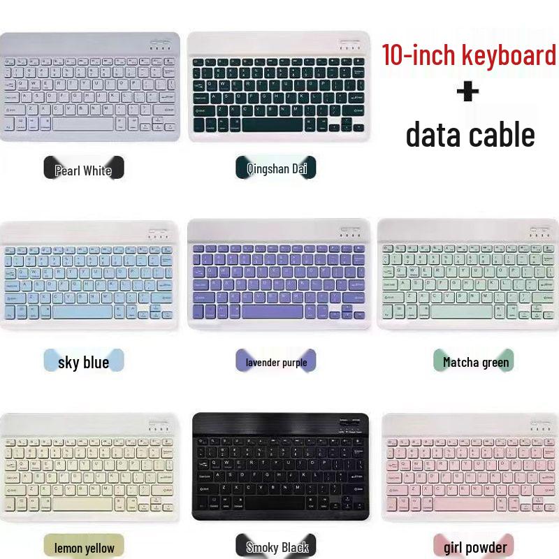 Rechargeable Wireless Bluetooth Keyboard & Mouse Combo for iPad, Tablets, Apple & Android Phones, Huawei, Lenovo