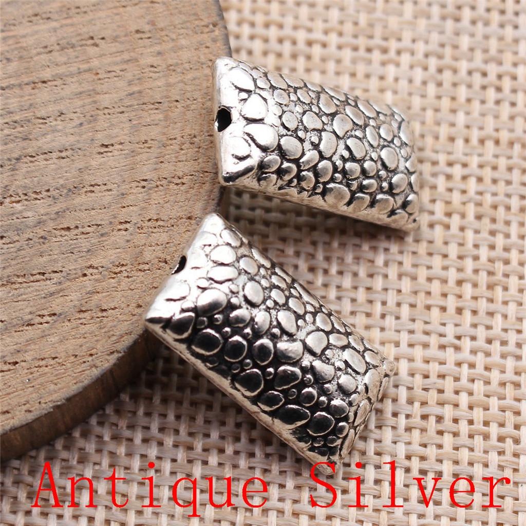 Charms Piatto Torsione Foro Grande Perline Sfuse Per Braccialetto Collana Gioielli Fabbricazione Componenti