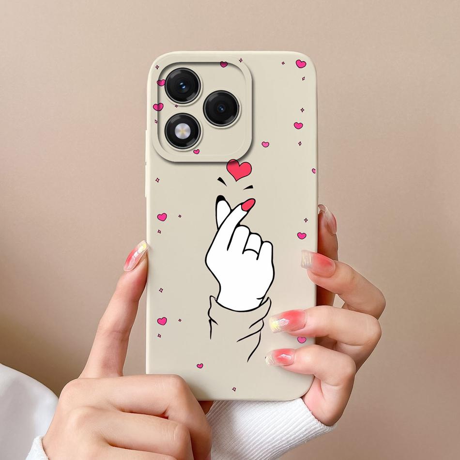 For Honor 400 Lite Case Butterfly Heart Soft Liquid Silicone Full Protection Anti Drop Phone Back Cover For Honor 400Lite Funda
