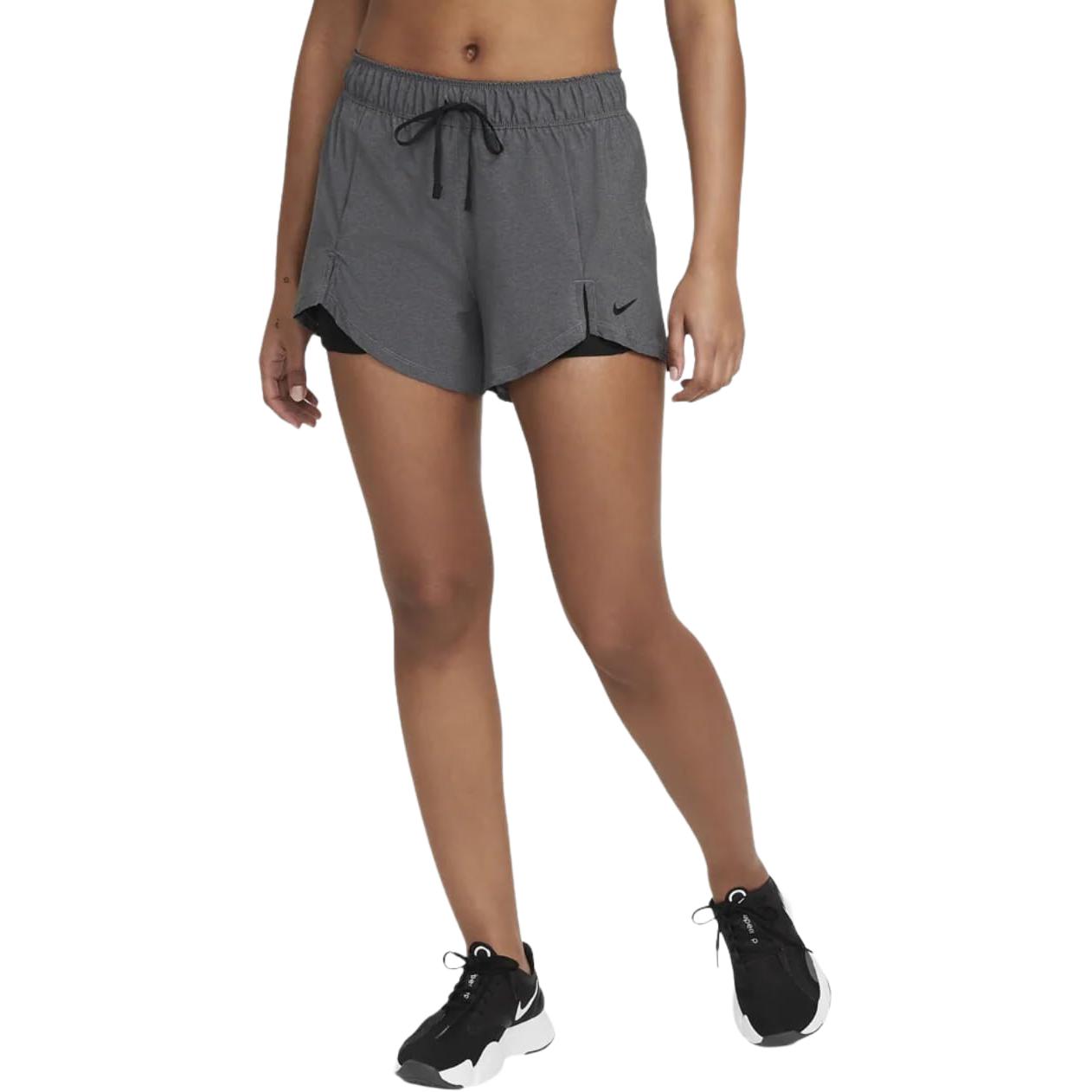 Nike Elastic Waist Drawstring Comfortable Casual Shorts Women shorts DA0454-014 S