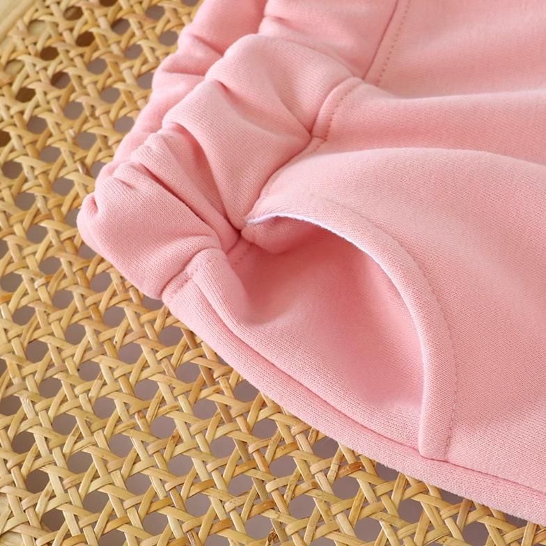 Nová unisex bavlněná souprava mikiny a tepláků pro děti - Teplá, barevný blokový design pro podzim/zimu