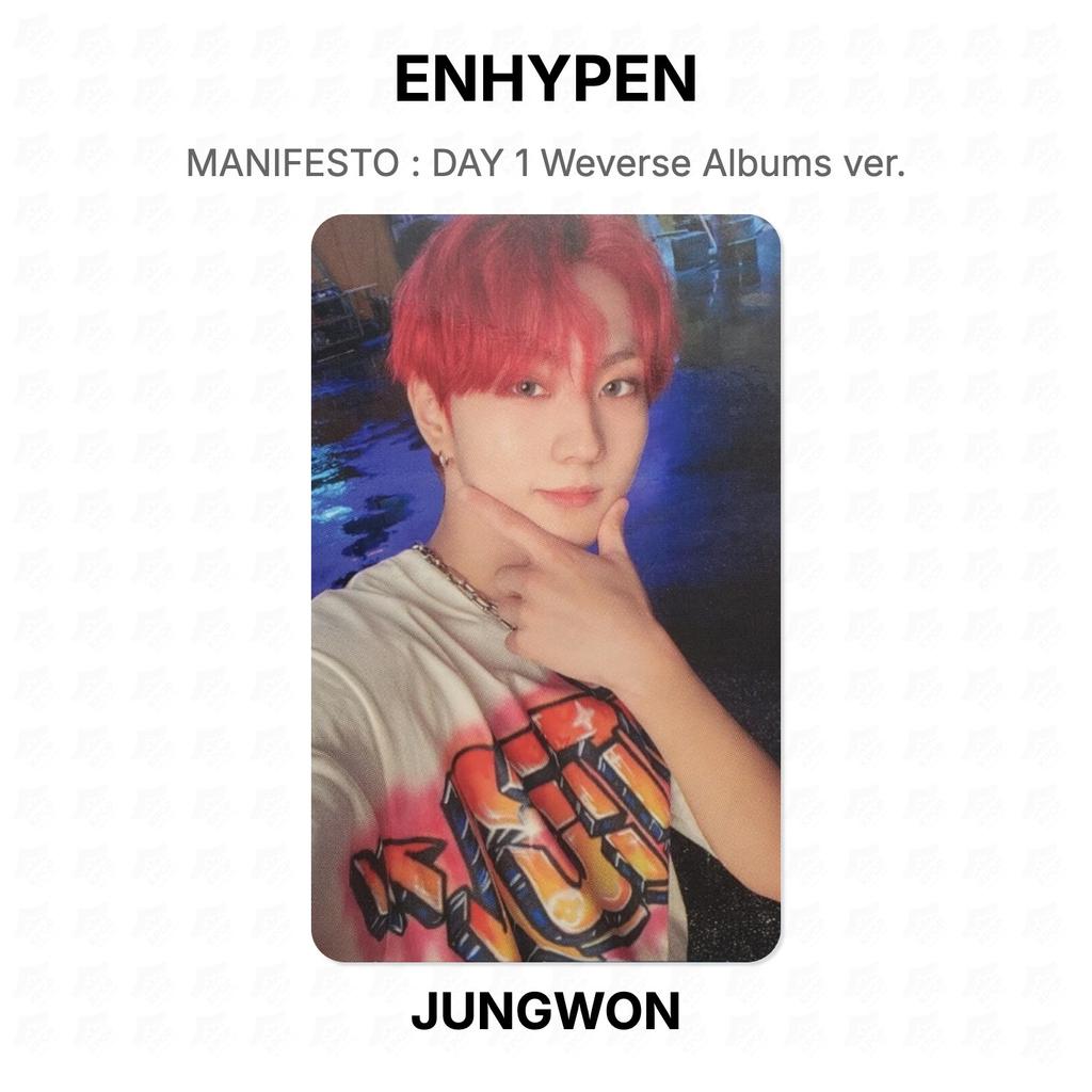 ENHYPEN MANIFESTO : DAY 1 Weverse Albums Ver. Official Photocard