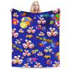 Super Warm Blanket Girls Boys Airplane Travel Diddl Cartoon Throw Blanket Flannel Bedspread For Bedroom Aesthetic Sofa Bed Cover