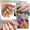 1pc 19Colors Nail Glitter Mirror Powder Chrome Solid Dust Pigment Metallic Effect Nail Art UV Gel Polish Decoration Accessories