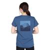 The North Face Square Mountain Logo Shady Medium S/S Tee, Blue,