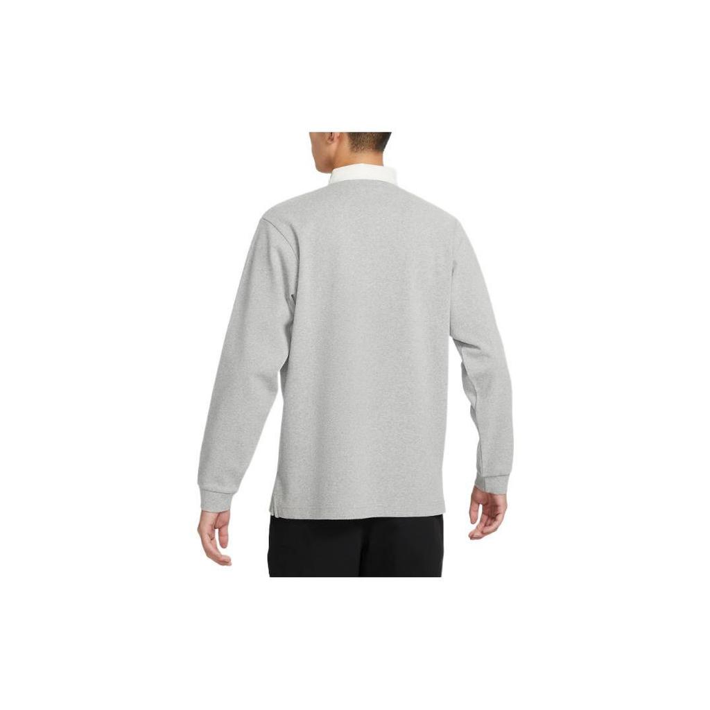 Nike Polo Shirts Men's Gray Polo Collar Moderate Straight Fit DQ5222-063