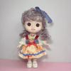Full Body Girls' Doll with Clothes Dolly Girl Dress Up Toys Baby Doll 20cm Dress Doll  Children