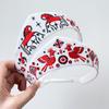 Fabric Horse-Shaped Embroidered Bird Headband For Women British Retro Hair Accessories For Girls Home Leisure Headwear Gift