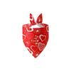 Valentine's Day Pet Heart Bandana - Adorable Dog  Scarf  Pet Accessory For Festive & Daily Styling