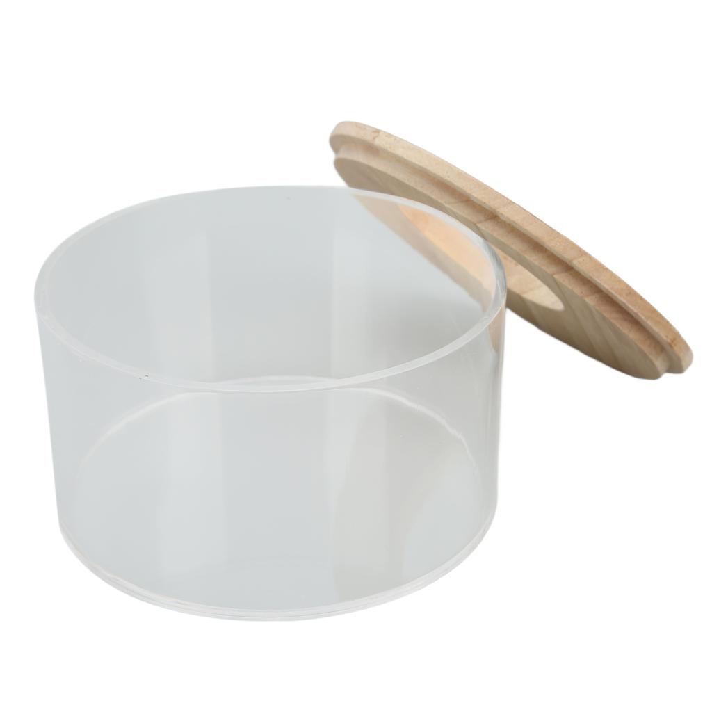 Hamster Sandbadewanne Kleine Runde Haustier Sandkiste Transparentes Acryl Sandbad