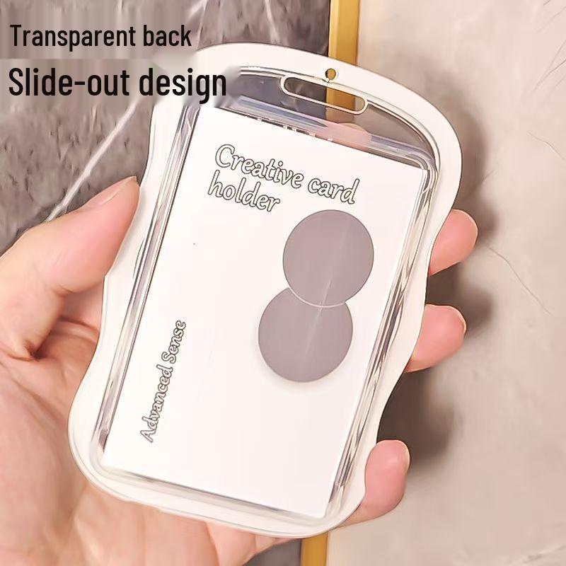 Transparent Card Holder for Student and Work IDs - Durable Sleeve for Bus, Subway, and Meal Cards