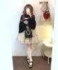 Lolita Blouse with Princess Long Gothic Lolita French Classical Winter [XHSUKADO] Sleeves, 5-Tier Ruffles, Cute, Women's Sleeves, Stand-Up Collar,