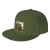 Fashion Apples Flat Brim Sun Hat  Suitable For Long Faces Unisexs Hat