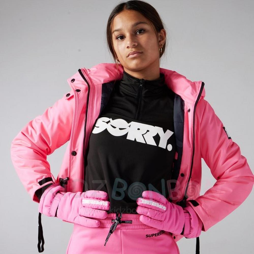 Superrebel Kidzbonbon Girl Ski Jacket Fluo Pink