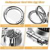 2 In 1 Zinc Alloy Boiled Egg Cutter Grater Household Egg Cutting Tool Cooking Supply Kitchen Tool Gadgets