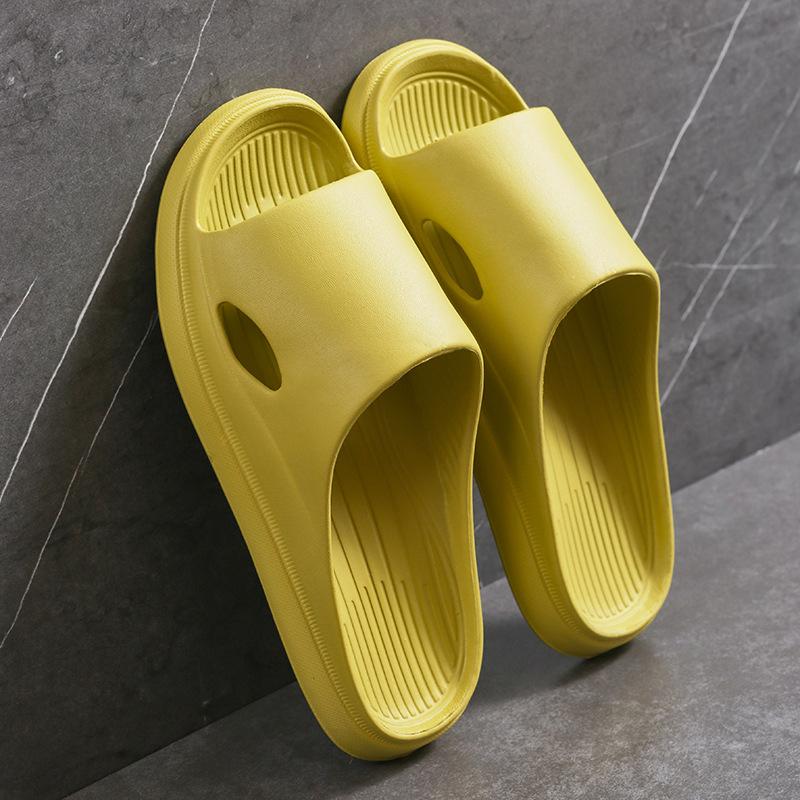 

Женские домашние тапочки для ванной из бамбукового леса, комнатные, с мягкой подошвой, нескользящие, с толстой подошвой, тапочки из ЭВА 40-41