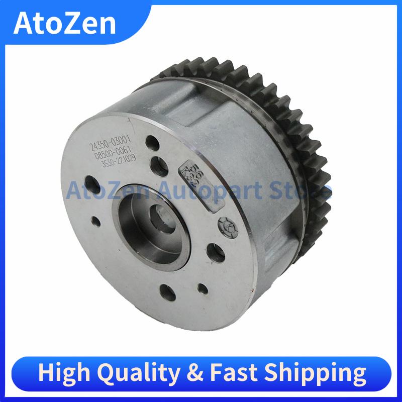 1PC Timing Camshaft Sprocket for Hyundai Kia Picanto Morning I10 I20 Pride G4LA 1.2L Intake 24350-03001 Exhaust 24370-03000