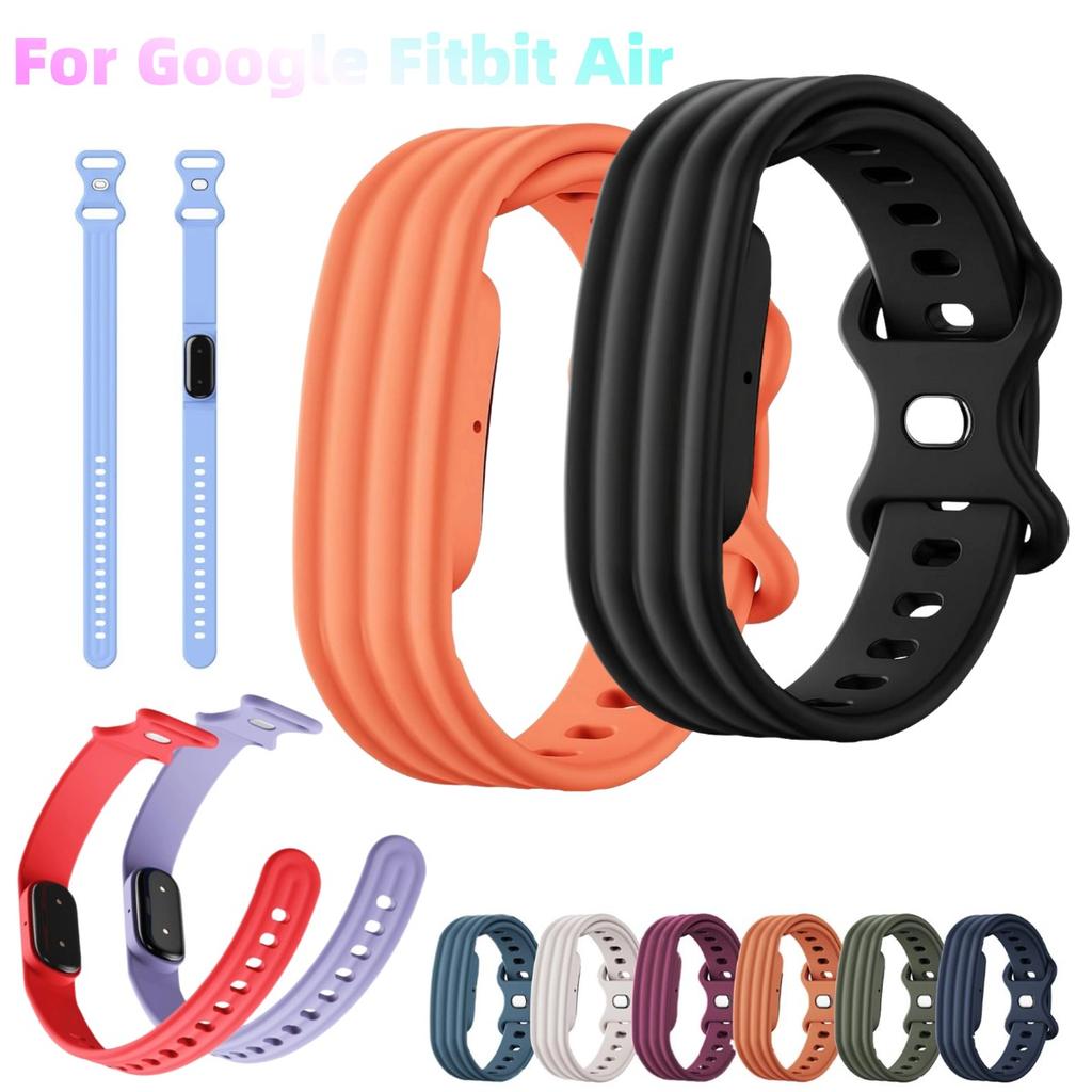 Hochwertiges Sport-Silikon-Uhrenarmband für Google Fitbit AIR, Verstellbar mit Schmetterlingsverschluss, Ersatz-Armband Uhrenzubehör