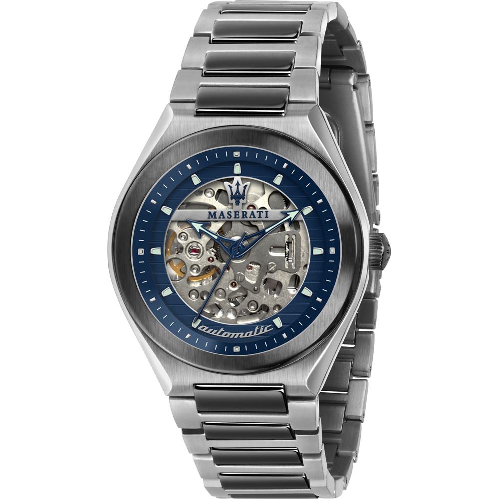 Maserati Triconic Blue Metal Men's Mechanical Automatic R8823139001