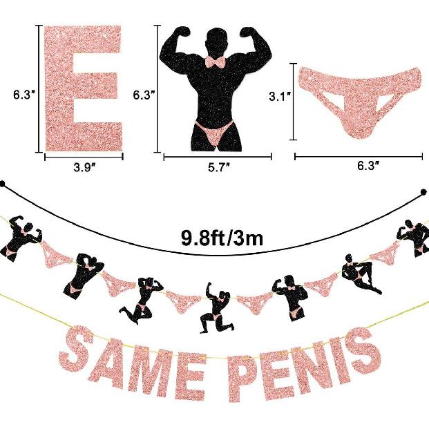 Bachelorette Party Banner, Rose Gold Bachelorette Party Decorations, Hen Party Banner Sign Decorations Bridal Shower Supplies