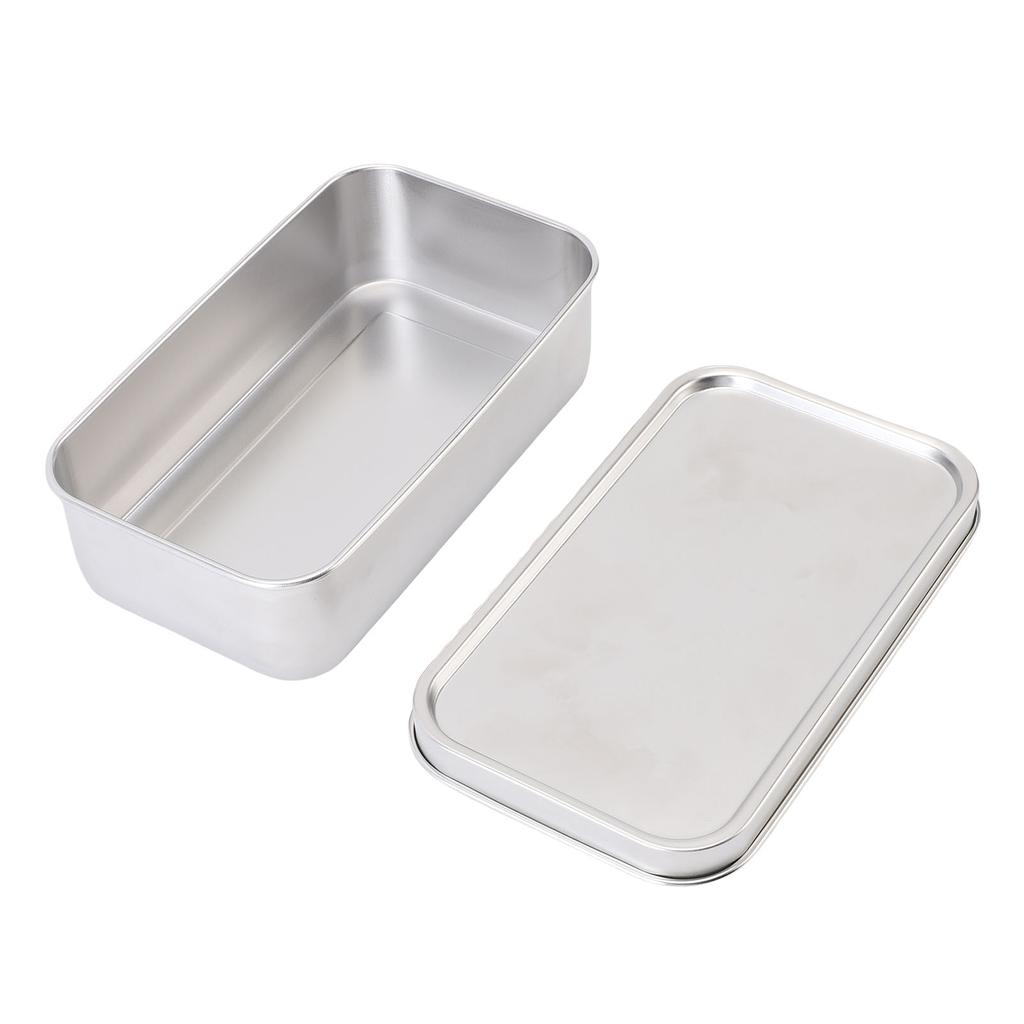 Lunchbox 304 Edelstahl Tragbarer Lunchbehälter mit Riemen für Büro Schule Picknick