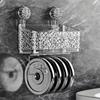 Suction Cup Bathroom Shelf No Drill Wall Mount Corner Shower Shelf Shampoo Holder Shower Caddy Drain Basket Bathroom Organizer