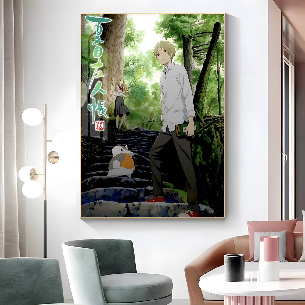 1pc Natsumes Book Of Friends Anime Poster Sticker Print Waterproof Wall Art For Living Room Bedroom Home Decor