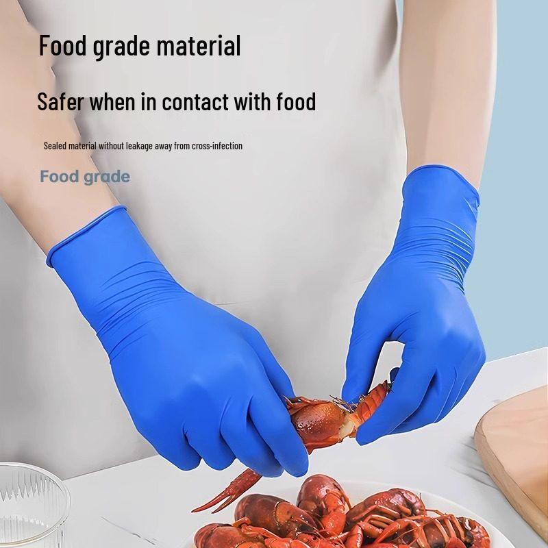 ZISIZ Food Grade Disposable Nitrile Gloves