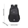 Large-capacity Student School Bag Casual Solid Color Backpack Material Oxford Men New Backpack Multi-functional Simple Bag