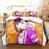 Comfortable Cartoon Pattern Bedding Set With Duvet Cover And Pillowcases Single Twin Full Queen King Sizes For Adults And Kids