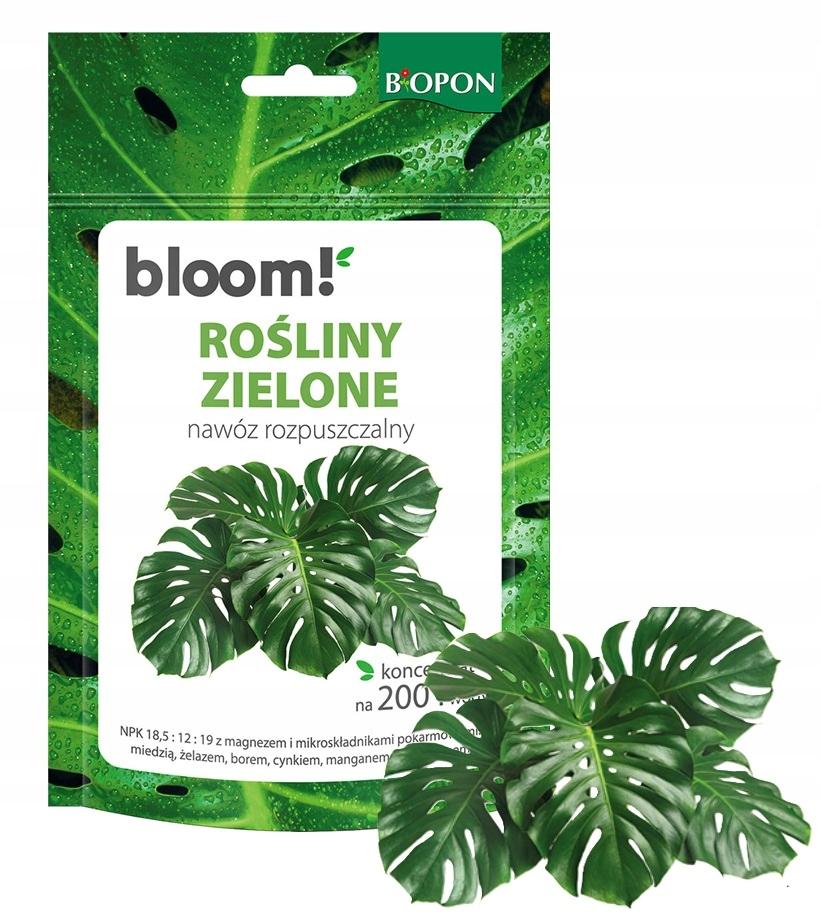 Bopon Bloom! Green Plants - Biopon Soluble Fertilizer For 200 In 1 Pc