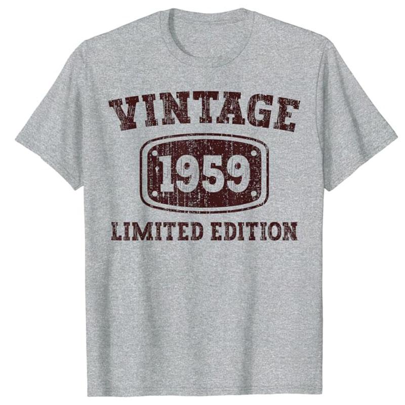65 Year Old Gifts Vintage 1959 65th Men Women 65th Birthday T-Shirt Legends Were Born in 1959 Year of B-day Tee Top Dad Mom Gift