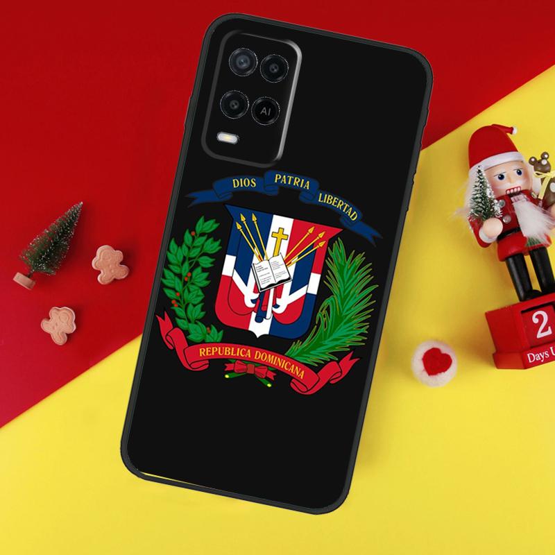 Étui Drapeau République Dominicaine Pour Oppo A38 A18 A58 A78 A98 A74 A94 A54 A80 A60 A40 A96 A76 A16 A15 A17 A57 A5 A6 Pro