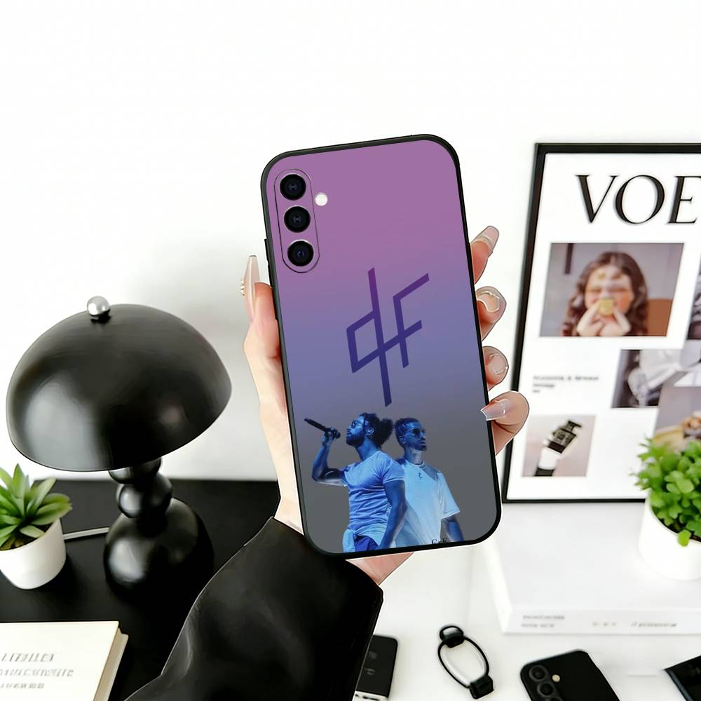 PNL QLF R-Rapper S-Singer Phone Case For Samsung Galaxy A73,A72,A71,A70,A53,A52,A51,Others Soft Black Cover