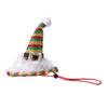 Cat Christmas Hat Pet Glittery Golden Xmas Hat Puppy Hat with Feathers for Cats And Small Dogs Photo Prop Festive Dress-up