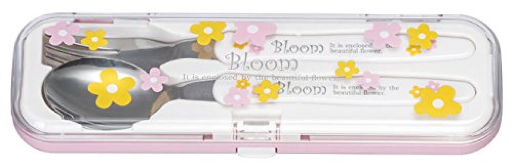 

Komori Resin Столовые приборы Набор вторых ложек и вилок Bloom 18 см Можно мыть в посудомоечной машине Сделано в Японии