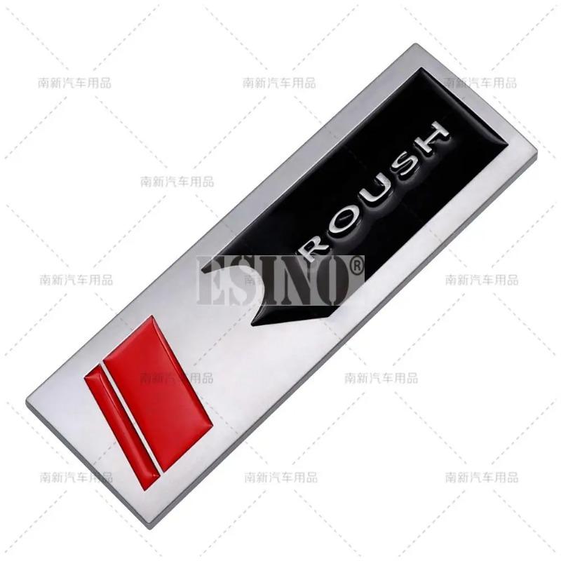 1PC 3D Roush Performance Car Trunk Metal Alloy Adhesive Badge Emblem Body Tailgate Accessories For Mustang Shelby GT GT 500