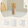 Clear Utensil Holder Container Knives Spoon Desk Organizer Storage for Paintbrushes Office Cooking