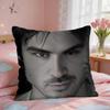 DDamon Salvatore COOL Cushion Cover Square Short Plush Pillow Case Living Room Sofa Home Decor Funda X