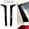 1 Pair Gloss Black Rear Window Side Spoiler Canard Replacement For VW Golf 6 MK6 2008 2009 2010 2011 2012