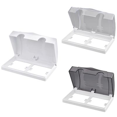 2 Gang Socket Waterproof Box Electric Plug Cover 86 Type Socket Switches Protections Cover Wall Switches Socket Outlet Case