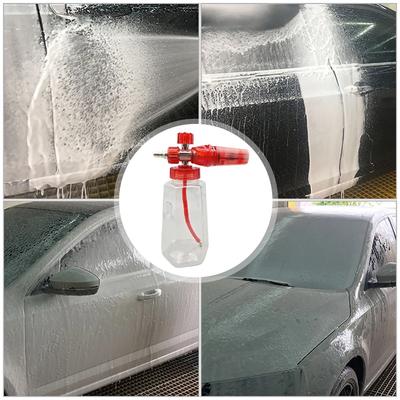 Foam Spray Can Adjustable Car Wash Soap Foam Gun 1L High Pressure Car Washer 1/4 Inch Quick Connect for Auto Washing Cleaning