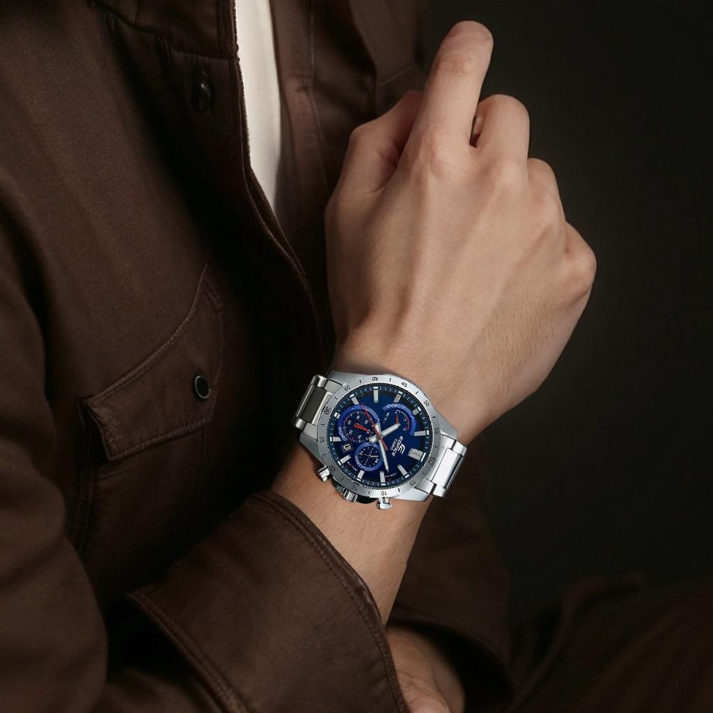CASIO Men EDIFICE Blue Watch EFR-573D-2AV EFR-573D-2AV