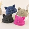 Sun Protection Cat Ears Brimless Hat Adjustable Sun Hats Cute Beanie Hat