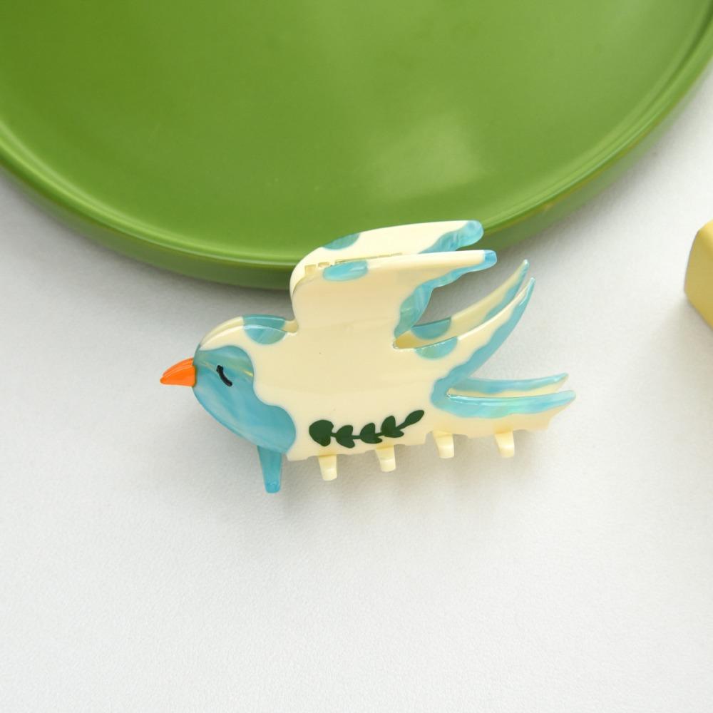 Acetat Material Schwalben Serie Haarkralle Feder Thema Cartoon Vogel Haarspangen DIY Haarstyling Acetat Haarspangen Haarstyling