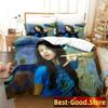 Sexy Selena Gomez Beding Set Single Twin Ful Quen King-Sized Dimensionsd Dimensions Bed Linen Set Adult People Kid Bedrom Duvetcover Sets Anime Parure