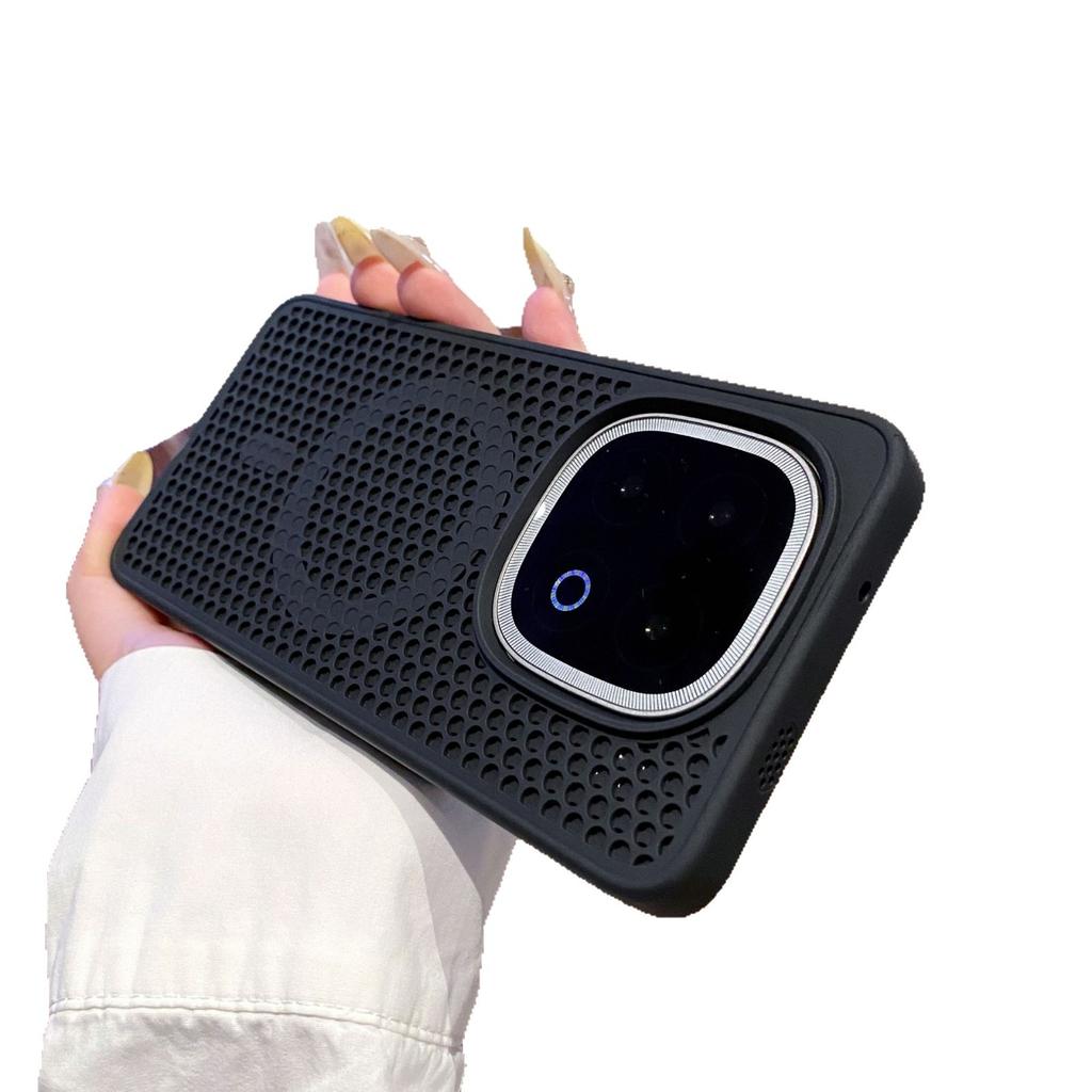 VIVO iQOO11 Summer Heat Dissipation Magnetic Mobile Phone Case X111Pro Honeycomb Hollow X111 Protective Case