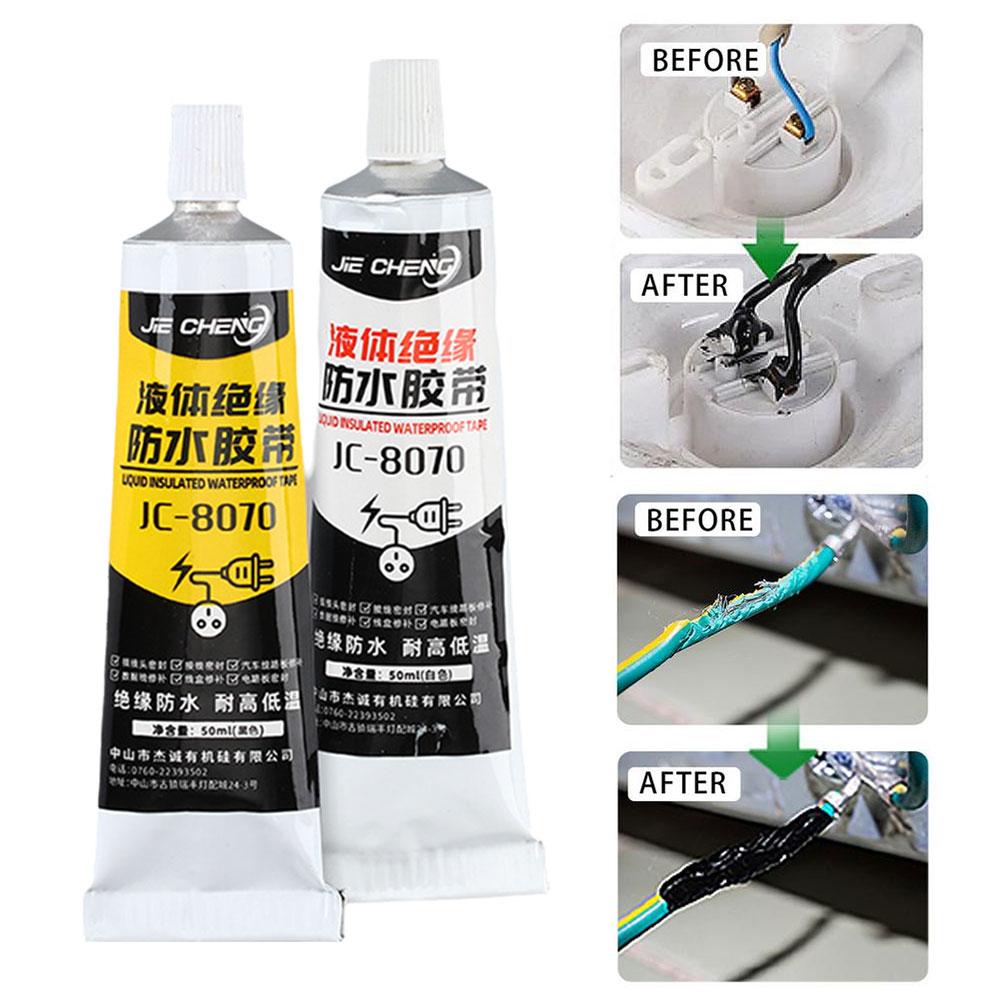 Flüssiges Isolierband Wasserdichtes Isolierband Reparaturpaste Flüssigkleber Gummi Drahtkabel Dichtmittel Fixierung Isolierung Elektrisch