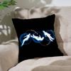 Quiet And Ethereal Blue Customizable Square Pillowcases Stylish And Soft Perfect For Beds Cars And Sofas