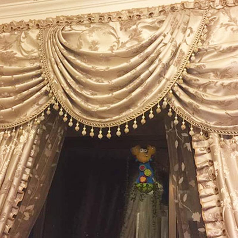 2 Meter Curtain Sewing Tassel Fringe Curtain Tassel Crystal Ribbon Upholstery Decorative Diy Making Household Craft Sew Supplies